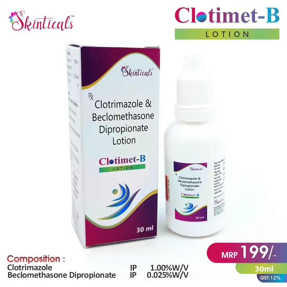 Beclometasone 0.025% + Clotrimazole 1% Lotion PCD Pharma Franchise